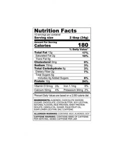 Sinister Labs Angry Mills Protein Almond Spread Caffeinated 12oz