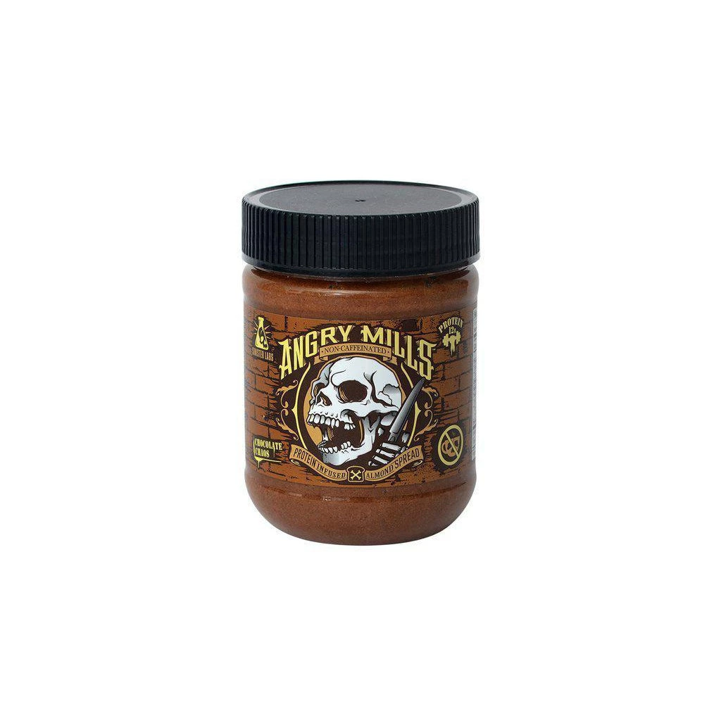 Sinister Labs Angry Mills Protein Almond Spread Non Caffeinated 12oz