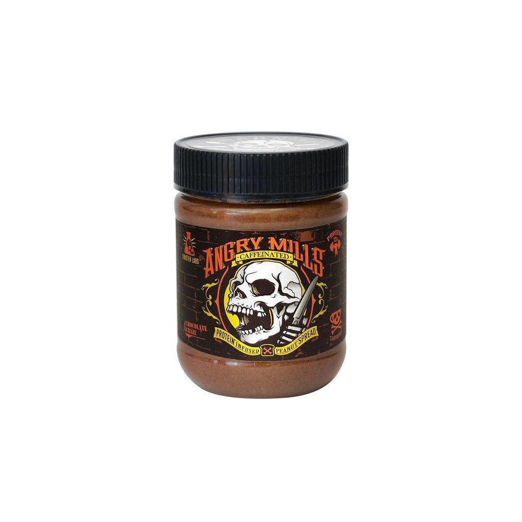 Protein Spreads Sinister Labs Angry Mills Protein Peanut Spread Caffeinated 12oz