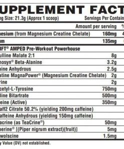 Nutrex Outlift Amped 20 Servings