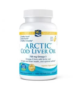 Nordic Naturals Arctic Cod Liver Oil 90sg Essential Fatty Acids