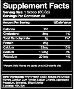 Blue Ribbon Nutrition ISO PRO 100% Whey Protein Isolate 30 Servings