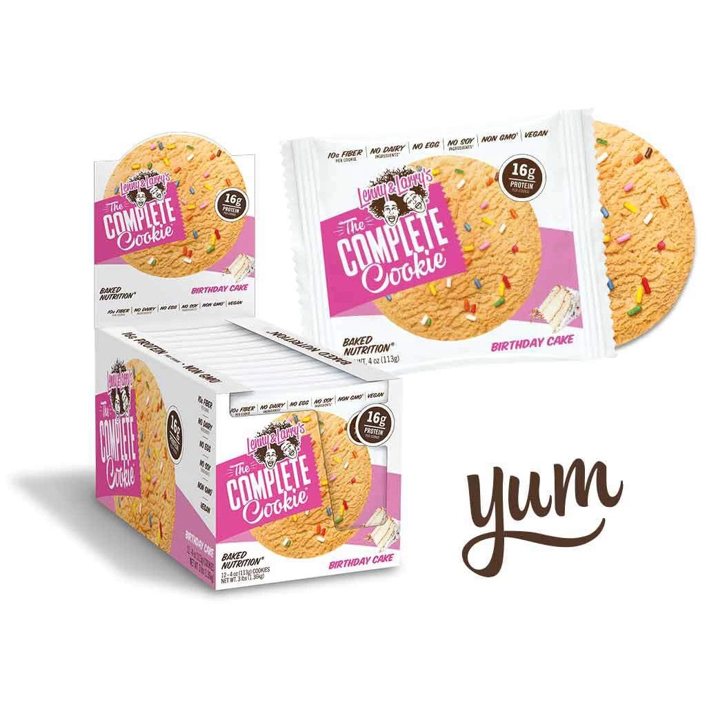 Lenny & Larry's Complete Cookie 4oz Box Of 12 Protein Bars