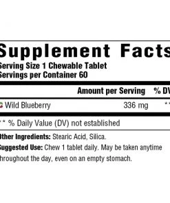 Mega Food MegaFood Wild Blueberry 60T Homeopathic
