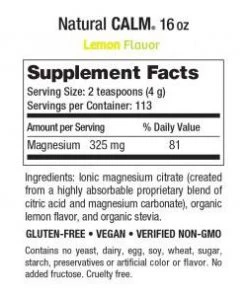 Natural Vitality Calm 16oz Minerals