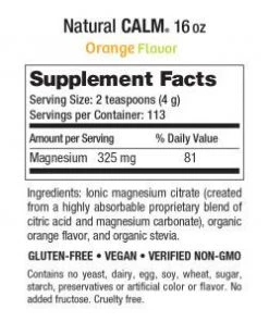 Natural Vitality Calm 16oz Minerals