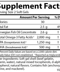 Carlson Labs Maximum Omega 2000 90 + 30 Soft Gels Essential Fatty Acids