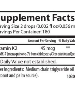 Vitamins Carlson Labs Super Daily K2 360 Drops