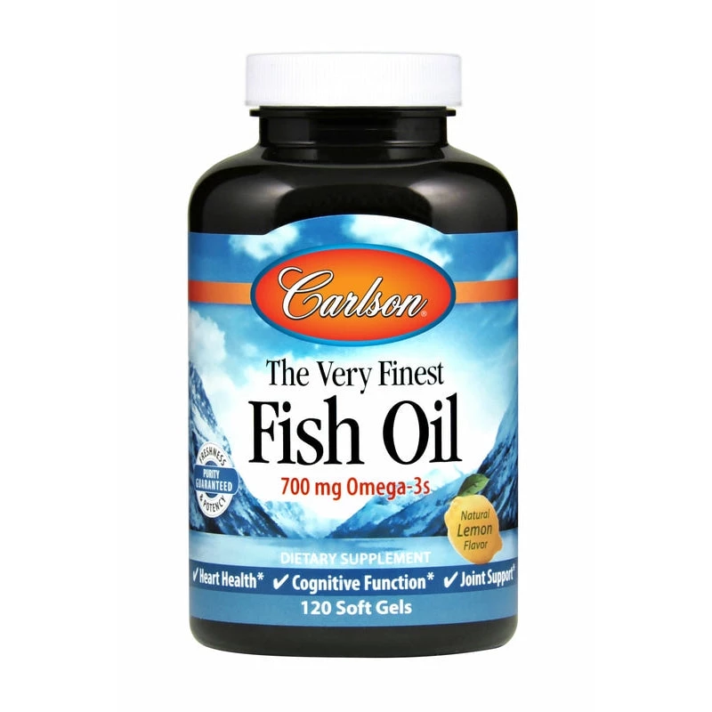 Carlson Labs The Very Finest Fish Oil 120 + 30 Soft Gels