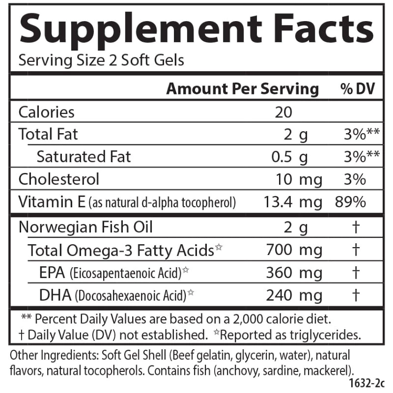 Carlson Labs The Very Finest Fish Oil 120 + 30 Soft Gels