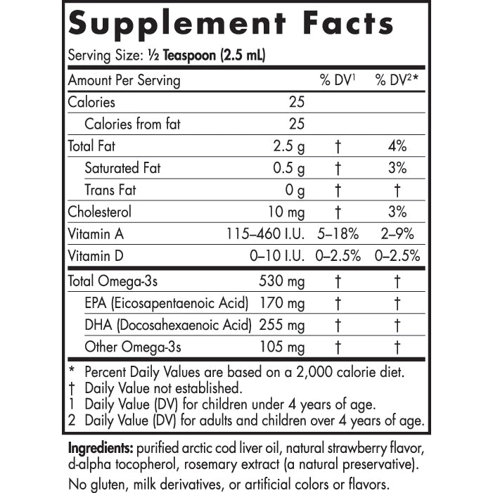 Nordic Naturals Children's DHA 4oz Children's Vitamins