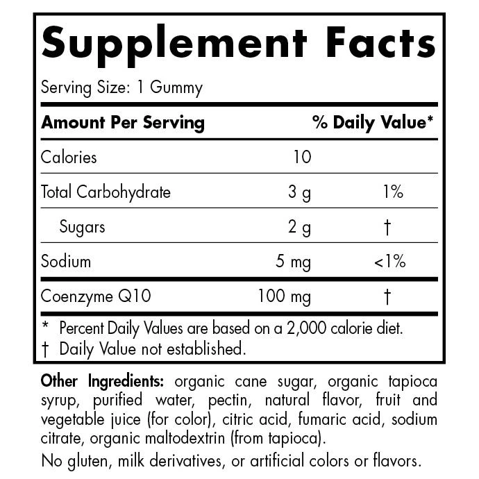 Brain Health Nordic Naturals CoQ10 Gummies 60ct