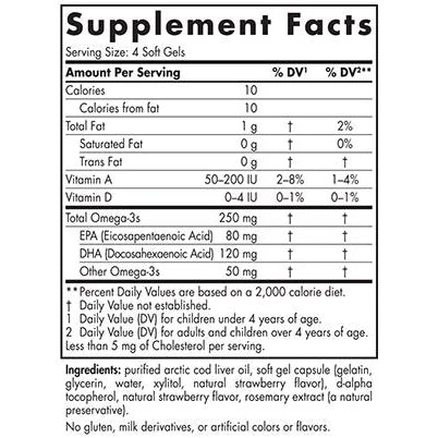 Children's Vitamins Nordic Naturals Children's DHA 180sg