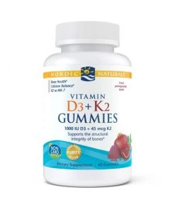 Children's Vitamins Nordic Naturals D3 + K2 Gummies 60ct