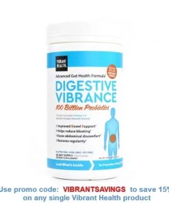 Vibrant Health Digestive Vibrance 28 Servings Digestive Support & Probiotics