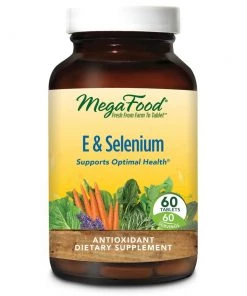Mega Food Vitamins MegaFood E & Selenium 60T