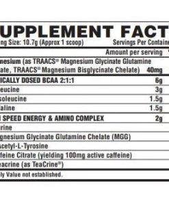 Nutrex Amino Charger + Energy 30 Servings Amino Acids