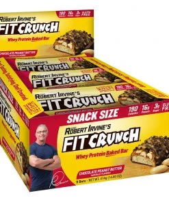 Robert Irvine Fit Crunch Snack Bars Box Of 9 Protein Bars