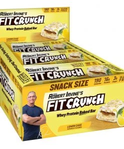 Robert Irvine Fit Crunch Snack Bars Box Of 9 Protein Bars