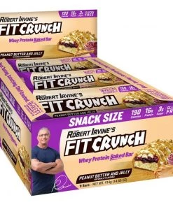 Robert Irvine Fit Crunch Snack Bars Box Of 9 Protein Bars