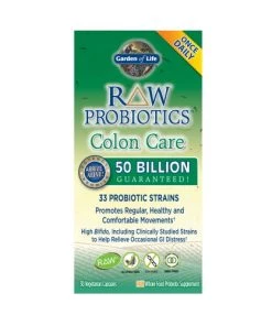Digestive Support & Probiotics Garden Of Life Raw Probiotics Colon Care 50 Billion 30c