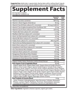 Men's Health Garden Of Life Vitamin Code Raw One For Men 30VC