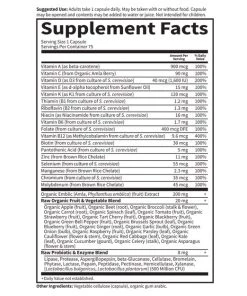 Garden Of Life Vitamin Code Raw One For Men 75VC