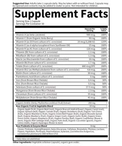 Multi-Vitamin Garden Of Life Vitamin Code Raw One For Women 30VC