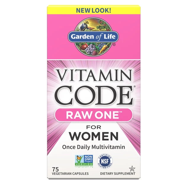 Multi-Vitamin Garden Of Life Vitamin Code Raw One For Women 75VC