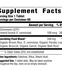 Mega Food MegaFood GTF Chromium 100mcg 60T Minerals