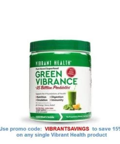 Vibrant Health Green Vibrance 15 Servings
