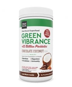 Vibrant Health Green Vibrance Chocolate Coconut 25 Servings Greens & Reds