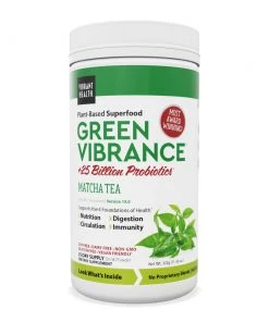 Vibrant Health Green Vibrance Matcha Tea 25 Servings Greens & Reds