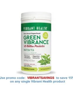 Vibrant Health Green Vibrance Matcha Tea 25 Servings Greens & Reds