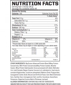 Gaspari Nutrition Myofusion Advanced Protein 2LB