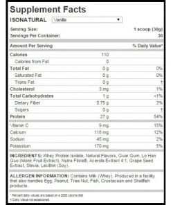 AllMax Nutrition IsoNatural Protein 2lb