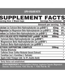 Nutrex Lipo 6 Black Keto 60c