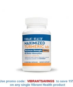 Vibrant Health Maximized Turmeric 46x 60c