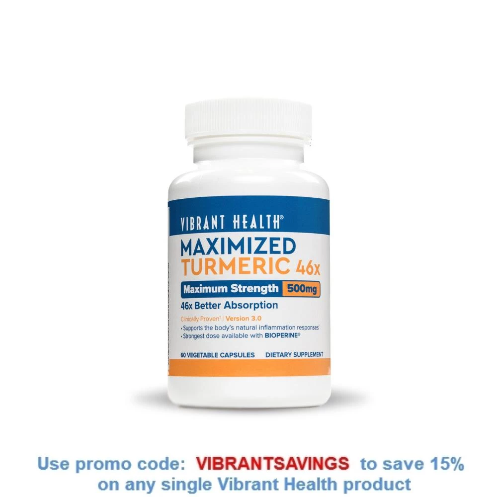 Vibrant Health Maximized Turmeric 46x 60c