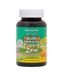 Children's Vitamins Nature's Plus Tummy Zyme Children's Chewable Digestive Aid 90T