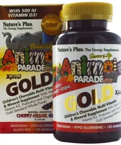 Children's Vitamins Nature's Plus Animal Parade Gold Children's Chewable Multivitamin 120T