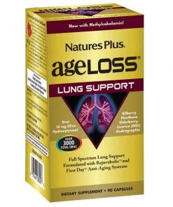 Nature's Plus AgeLoss Lung Support 90VC Anti Aging