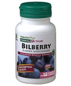 Herbs Nature's Plus Herbal Actives Bilberry 50mg 60VC - Discontinued