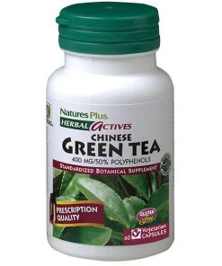 Nature's Plus Herbal Actives Chinese Green Tea 400 Mg 60VC