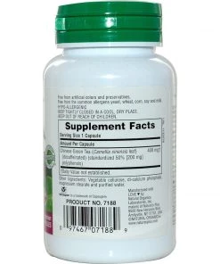 Nature's Plus Herbal Actives Chinese Green Tea 400 Mg 60VC