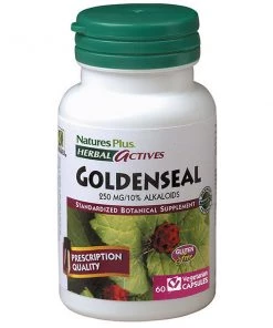 Nature's Plus Herbal Actives Goldenseal 250mg 60VC - Discontinued Herbs