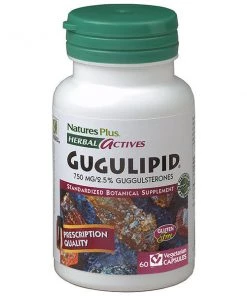 Herbs Nature's Plus Herbal Actives Gugulipid 750mg 60VC