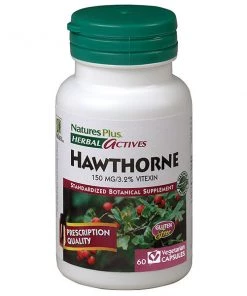 Nature's Plus Herbal Actives Hawthorne 150mg 60VC Herbs