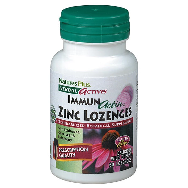 Nature's Plus ImmunActin Zinc Lozenges 60ct
