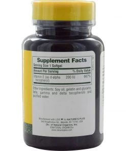 Nature's Plus Mixed Tocopherol Vitamin E 200IU 90SG - Discontinued